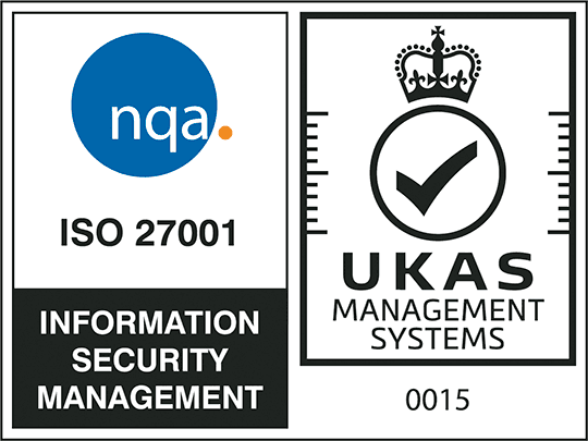 画像: nqa. ISO 27001 Infomation Security Management. UKAS Managiment Systems. 0015